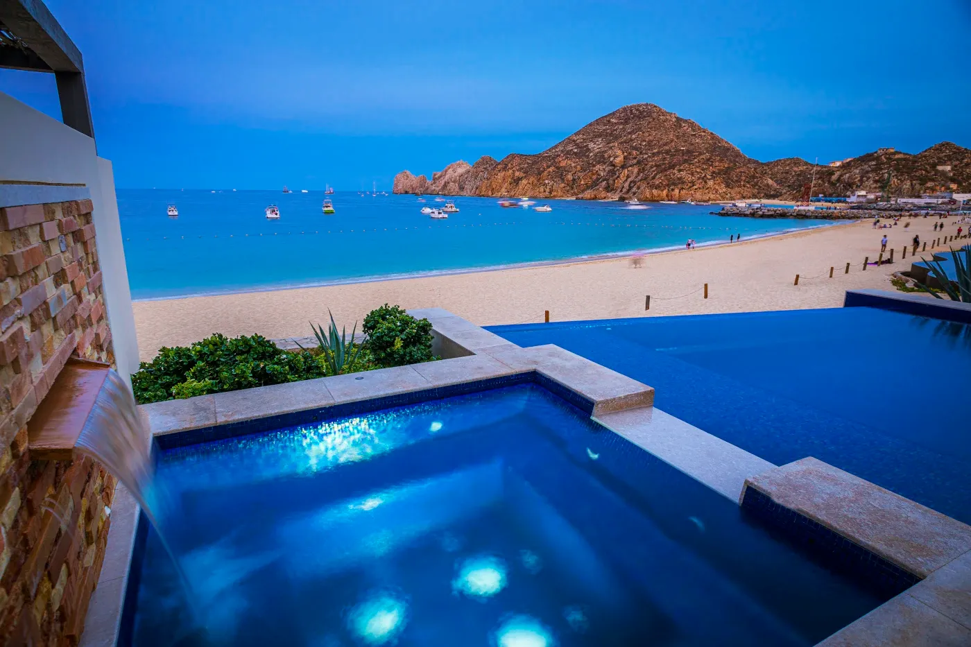 Villa Marena 18 — interior living spaces — luxury villa in Los Cabos